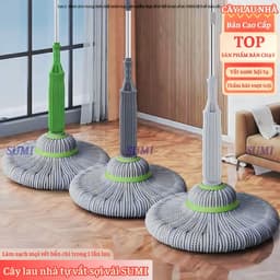 Cây Chổi Lau Nhà Tự Vắt, Chổi Lau Nhà Có Ống Vắt Nước Thế Hệ Mới, Cây Lau Nhà Đa Năng 8