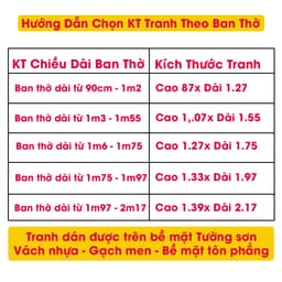 Tranh Dán Tường Bàn Thờ Trang Nghiêm Dễ Dán - Vải lụa canvas kim tuyến(Tặng keo dán hướng dẫn dán) 3