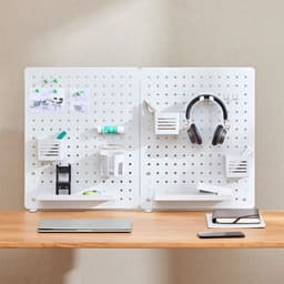 Bảng treo đồ HyperWork PG02, phụ kiện setup bàn làm việc, thép chống rỉ set - Hàng Chính Hãng 2