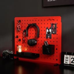 Bảng treo đồ HyperWork PG02, phụ kiện setup bàn làm việc, thép chống rỉ set - Hàng Chính Hãng 3