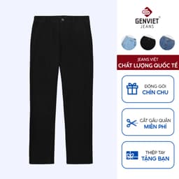 [ẨN] Quần Dài Nam GENVIET JEANS Vải Denim Form Col Đứng, Quần Bò Nam Dáng Ôm Trẻ Trung, Hiện Đại S251.G. 8880 1