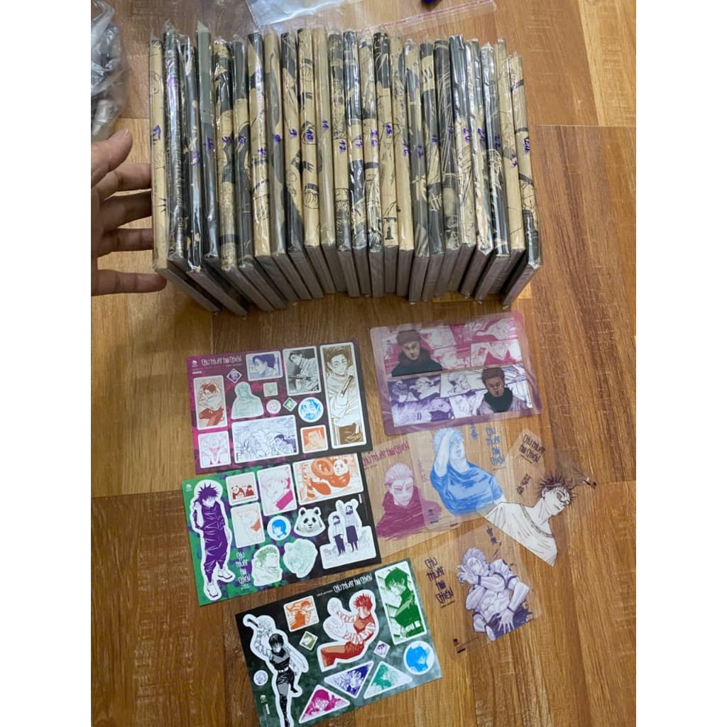 (+pk) Bộ 24q vở Chú thuật hồi chiến limited Tập 1-24 JJK Jujutsu Kaisen kèm phụ kiện