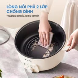 Nồi Lẩu Đa Năng KALITE KL568 Elegant, Dung Tích 6L - Công Suất 2000W - Điều Khiển 3 Mức Nhiệt Linh Hoạt, Hàng Chính Hãng 6