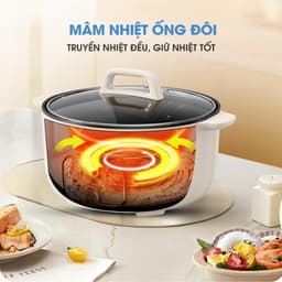 Nồi Lẩu Đa Năng KALITE KL568 Elegant, Dung Tích 6L - Công Suất 2000W - Điều Khiển 3 Mức Nhiệt Linh Hoạt, Hàng Chính Hãng 3