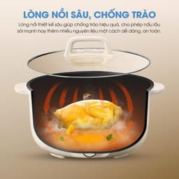 Nồi Lẩu Đa Năng KALITE KL568 Elegant, Dung Tích 6L - Công Suất 2000W - Điều Khiển 3 Mức Nhiệt Linh Hoạt, Hàng Chính Hãng 8