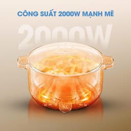 Nồi Lẩu Đa Năng KALITE KL568 Elegant, Dung Tích 6L - Công Suất 2000W - Điều Khiển 3 Mức Nhiệt Linh Hoạt, Hàng Chính Hãng 4
