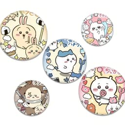(NGỌT NGÀO) Huy Hiệu Chiikawa Badge anime Nanka Chiisakute Kawaii Yatsu Balo Túi Xách tiện lợi manga chibi 1