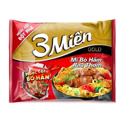 ( TẶNG 2 GÓI) Thùng 30 gói mì 3 Miền Bò hầm rau thơm 75g – Đậm đà, thơm ngon khó cưỡng 2