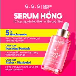 [SALE] Serum Hồng GGG 5% Niacinamide Dưỡng Sáng, Căng Bóng & Giảm Thâm Sạm G.G.G 40ml 2