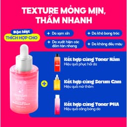 [SALE] Serum Hồng GGG 5% Niacinamide Dưỡng Sáng, Căng Bóng & Giảm Thâm Sạm G.G.G 40ml 5