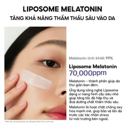 Kem Dưỡng Hỗ Trợ Làm Sáng Và Cải Thiện Nếp Nhăn 7% Melatonin Liposome Maxclinic Melatoninshot Cream 50ml - WANYI 5