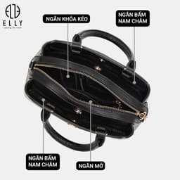 Túi Xách Nữ ELLY EL358 Cao Cấp Da Tổng Hợp Đeo Tay Đeo Vai Đeo Chéo Thời Trang Thanh Lịch Sang Trọng 5