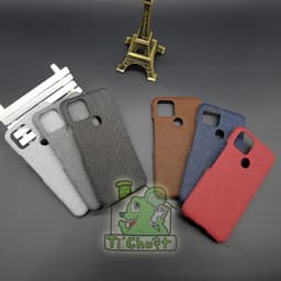 Ốp Lưng Google Pixel 5 Nhựa Cứng PC Bọc Vải Fabric Cao Cấp 2