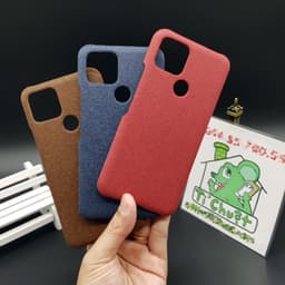 Ốp Lưng Google Pixel 5 Nhựa Cứng PC Bọc Vải Fabric Cao Cấp 4
