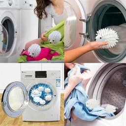Bóng Giặt Quần Áo Hình Nhím Gai Mềm – Giặt Sạch Tóc Rác, Giảm Xoắn Rối, Dùng Cho Máy Giặt & Giặt Tay VINBEO-[AL06] 1