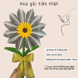 [Tặng túi+ thiệp]Hoa gài tiền ,cốt hoa làm quà tặng 8/3,món quà ý nghĩa cho mẹ và bạn gái 5