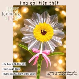 [Tặng túi+ thiệp]Hoa gài tiền ,cốt hoa làm quà tặng 8/3,món quà ý nghĩa cho mẹ và bạn gái 4