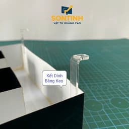 Ke Mica Trong 2mm Ke Cách Chữ Quảng Cáo Mica Dài 4cm 6cm 8cm 3