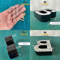 Ke Mica Trong 2mm Ke Cách Chữ Quảng Cáo Mica Dài 4cm 6cm 8cm 5