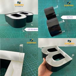 Ke Mica Trong 2mm Ke Cách Chữ Quảng Cáo Mica Dài 4cm 6cm 8cm 6