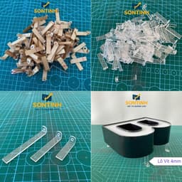 Ke Mica Trong 2mm Ke Cách Chữ Quảng Cáo Mica Dài 4cm 6cm 8cm 8