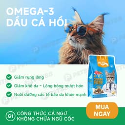 Hạt cho mèo MR.VET G1 gói 1kg Không Độn Ngũ Cốc Grain Free vị Cá Ngừ, Có Topping Thịt - MÉO CHÒ UNI 5