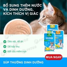 Súp Thưởng MR.VET Cho Mèo 60g (gói 4Thanh15g ) đủ 3 vị Omega/Vitamin/Lysine - MÉO CHÒ UNI 7
