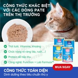 Pate lon cho mèo MR.VET 400G đủ 8 vị hỗ trợ Tiêu Hóa, Sáng Mắt, Mượt Lông - MÉO CHÒ UNI 6