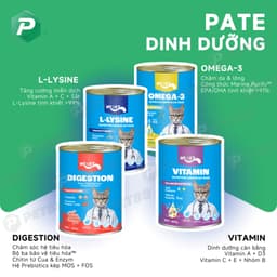 Pate lon cho mèo MR.VET 400G đủ 8 vị hỗ trợ Tiêu Hóa, Sáng Mắt, Mượt Lông - MÉO CHÒ UNI 2