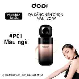 Kem Nền DODI Chính Hãng Chai Lùn Đen, Che Phủ Tự Nhiên, Lâu Trôi 24H, Kiểm Soát Dầu 3 Màu 2