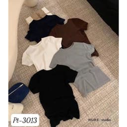 Áo Phông Nữ Ôm Body Cổ Tròn CHEZI HOUSE, Áo Thun Basic Cộc Tay Co Giãn 4 Chiều Mềm Mịn Tôn Dáng #HA5 6