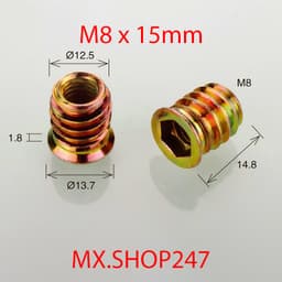 Sò cấy, ốc cấy gỗ, tán cấy gỗ M6 M8 3