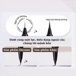 Dezone Bút Kẻ Mắt Nước Elf Đầu Siêu Mảnh 0.01mm – Chống Mồ Hôi, Lâu Trôi, Nét Mảnh Sắc Sảo 2