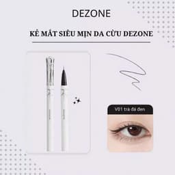 Dezone Bút Kẻ Mắt Nước Elf Đầu Siêu Mảnh 0.01mm – Chống Mồ Hôi, Lâu Trôi, Nét Mảnh Sắc Sảo 6