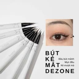 Dezone Bút Kẻ Mắt Nước Elf Đầu Siêu Mảnh 0.01mm – Chống Mồ Hôi, Lâu Trôi, Nét Mảnh Sắc Sảo 7