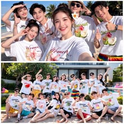 Áo Thun BOXY Local Brand VEQISTU "Áo Đi Biển Mùa Hè", Áo Thun Boxy Form Rộng Unisexm Nam Nữ Cổ Tròn 250Gsm  Cotton 4