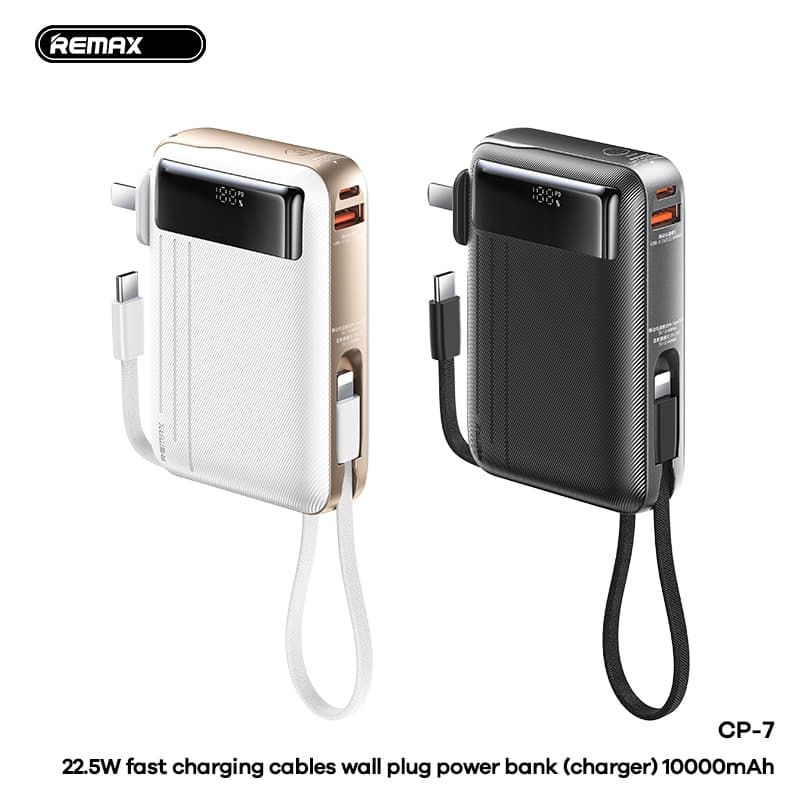 Pin Dự Phòng Sạc Nhanh 22.5W Remax CP-7 10.000mAh và 22.5W Wekome WP-46 10.000mah