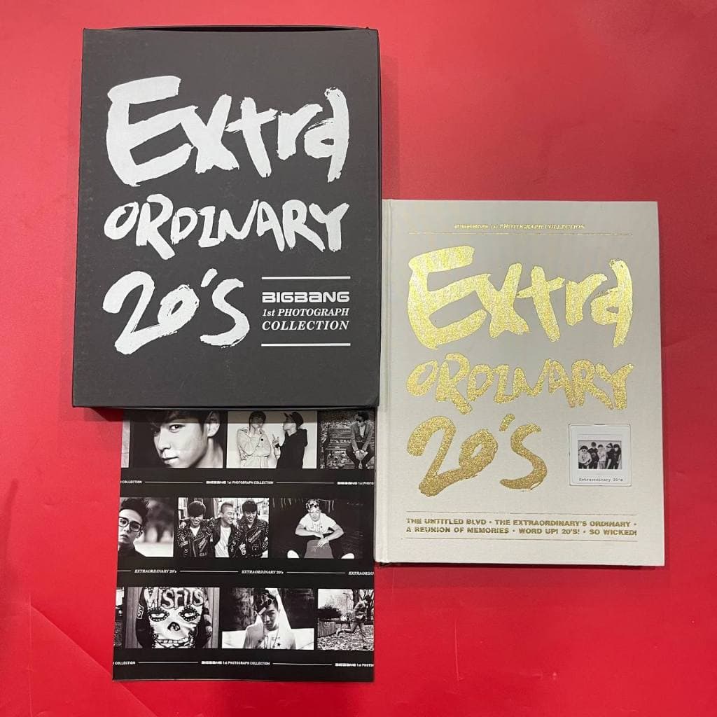 Album Big Bang cũ - BIGBANG 1st Photograph Collection [Extraordinary 20’s] (Chính hãng)
