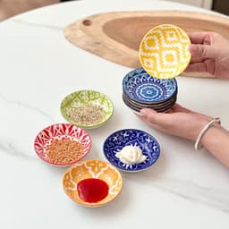10 Chén Đựng Nước Chấm Hoa Văn Thổ Cẩm Sang Trọng 5