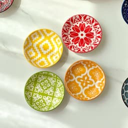 10 Chén Đựng Nước Chấm Hoa Văn Thổ Cẩm Sang Trọng 7