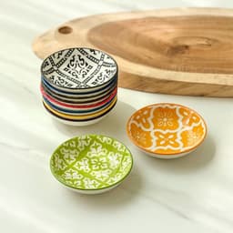 10 Chén Đựng Nước Chấm Hoa Văn Thổ Cẩm Sang Trọng 8