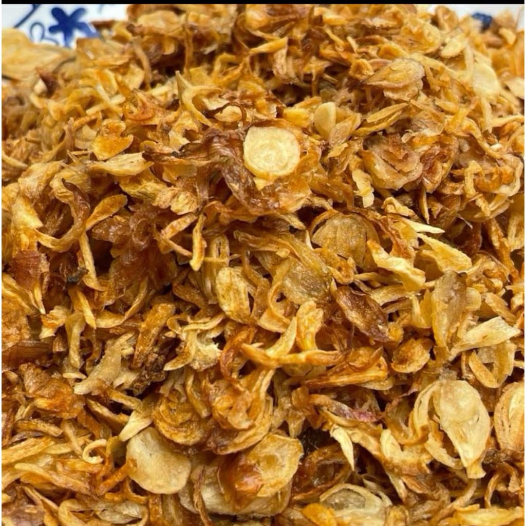 Hành Ta Phi Thơm nguyên chất 500g vs 1Kg Hành phi giòn ngọt Thơm ngon