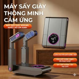Máy Sấy Giày Khử Mùi Diệt Khuẩn Tia UV Thông Minh - Máy Sấy Khô Giày 48 Độ C Hẹn Giờ Tự Động Cao Cấp 2