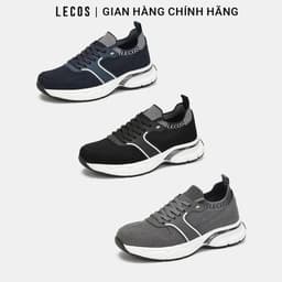 [4-25/9 TẶNG QUÀ TRUNG THU 599K] Giày Sneaker Nam LECOS LG56 Da Thật Đế Cao 47 Cm Êm Chân Dạo Phố 2