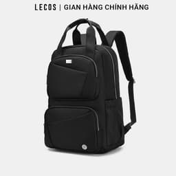 [4-25/9 TẶNG QUÀ TRUNG THU 599K] Balo Du Lịch Nam LECOS LBH9 Vải Oxford Chống Nước Khóa Kim Loại Bền Chống Xước 2