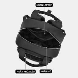 [4-25/9 TẶNG QUÀ TRUNG THU 599K] Balo Du Lịch Nam LECOS LBH9 Vải Oxford Chống Nước Khóa Kim Loại Bền Chống Xước 6