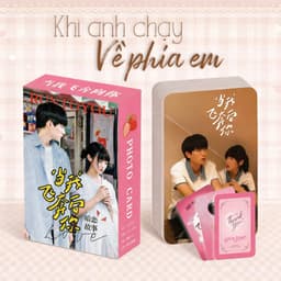 Hộp ảnh Lomo card in hình KHI ANH CHẠY VỀ PHÍA EM - When I Fly Towards You ngẫu nhiên 50-55 tấm siêu nét 1