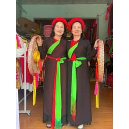 đai quan họ bắc ninh dài 2m7, đai áo tứ thân 2 màu bằng vải lụa không nhăn không bạc không phai màu hàng tua rua cao cấp 8