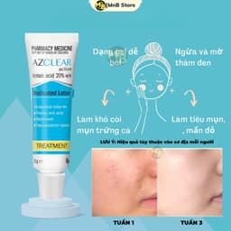 Kem Azclear Action Lotion 20% Azelaic Acid 25g Mờ Thâm, Phù Hợp Da Dầu 4