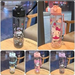 Bình Nước Dành cho trẻ em 800ml thiết kế tiện lợi cho bé gái bé trái 2